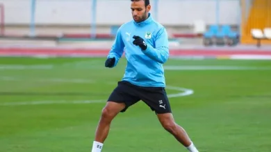 المصري يعلن إصابة ميدو جابر في الرباط الخارجي للركبة