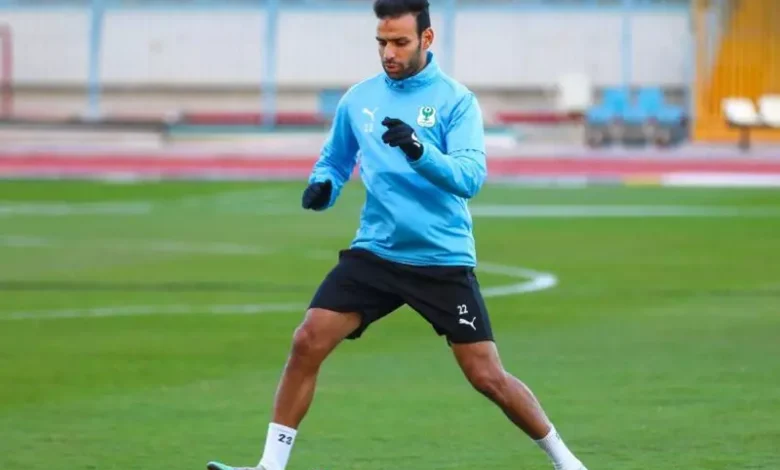 المصري يعلن إصابة ميدو جابر في الرباط الخارجي للركبة