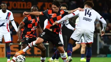 باريس سان جيرمان يتعثر أمام لوريان في الدوري الفرنسي