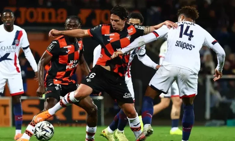 باريس سان جيرمان يتعثر أمام لوريان في الدوري الفرنسي