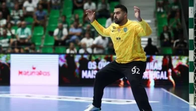 كرة يد.. محمد علي يشارك في فوز سبورتنج بدوري الأبطال