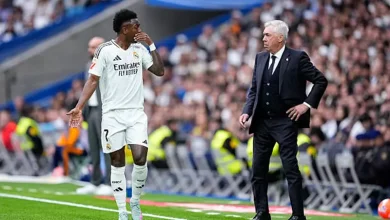 أنشيلوتي: فينيسيوس اعترف لي بأنه أخطأ في حق ألونسو