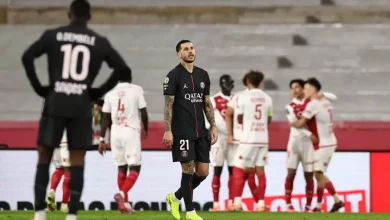 الصدارة مهددة.. باريس سان جيرمان يسقط أمام موناكو