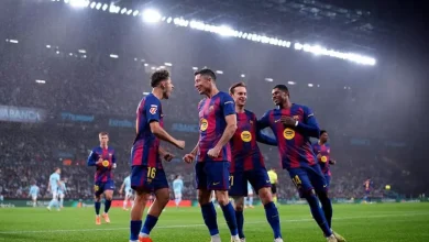 جدول ترتيب الدوري الإسباني بعد فوز برشلونة وتعثر الريال