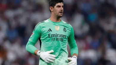 ريال مدريد يعلن غياب كورتوا أمام أولمبياكوس