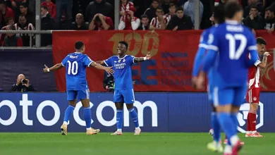 ريال مدريد يعود من اليونان بفوز هام أمام أولمبياكوس