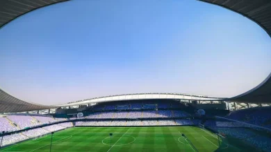 ستاد هزاع بن زايد يتزين قبل مواجهة الأهلي وسيراميكا