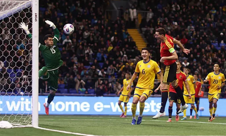 كازاخستان تؤجل تأهل بلجيكا في تصفيات كأس العالم