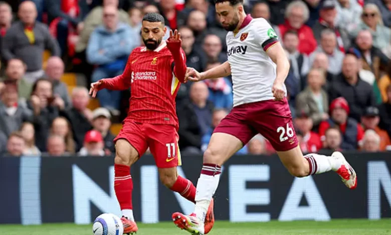 ماذا قدم صلاح مع ليفربول ضد وست هام؟