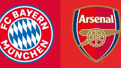 موعد مباراة أرسنال وبايرن ميونخ والقناة الناقلة