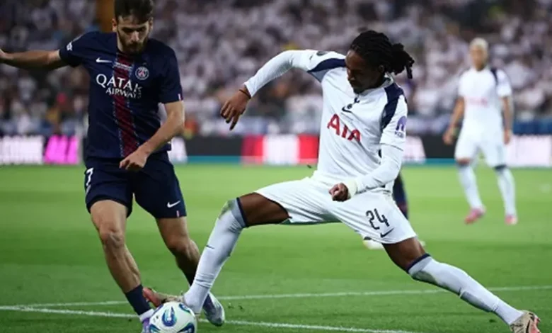 موعد مباراة باريس سان جيرمان وتوتنهام والقناة الناقلة