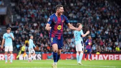 "هاتريك ليفاندوفسكي".. برشلونة يسقط سيلتا فيجو برباعية