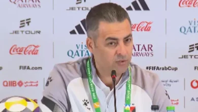 تصريحات مدرب فلسطين عن مباراة تونس