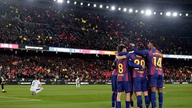 جدول ترتيب الدوري الإسباني بعد نهاية الجولة 14